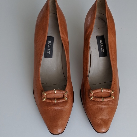 Bally Shoes - BALLY Leather SHOES Fern Nappa Flex Heels